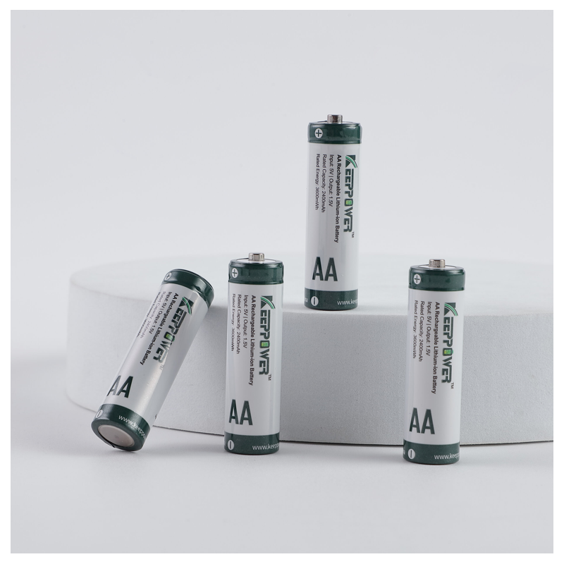 Keeppower i4 – 4 Rechargeable AA Batteries with Charger