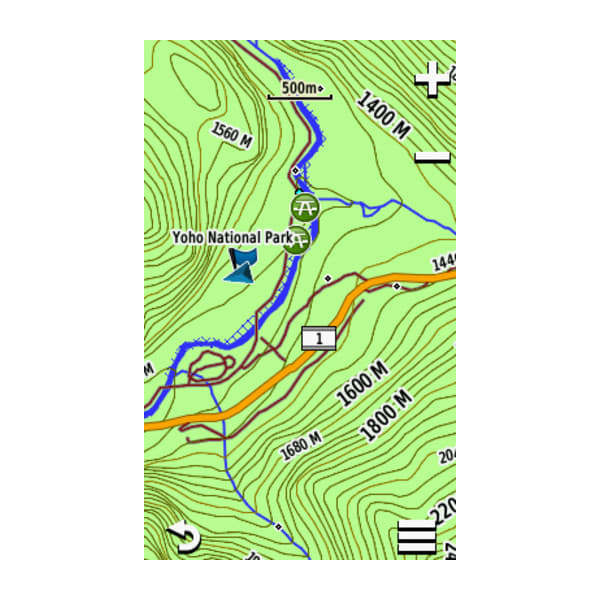 microSD/SD-kort: TOPO Canada - ALLE