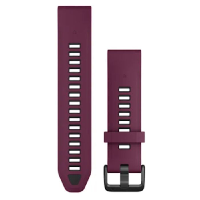 QuickFit® 20 remme, Merlot/Graphite silikone 1