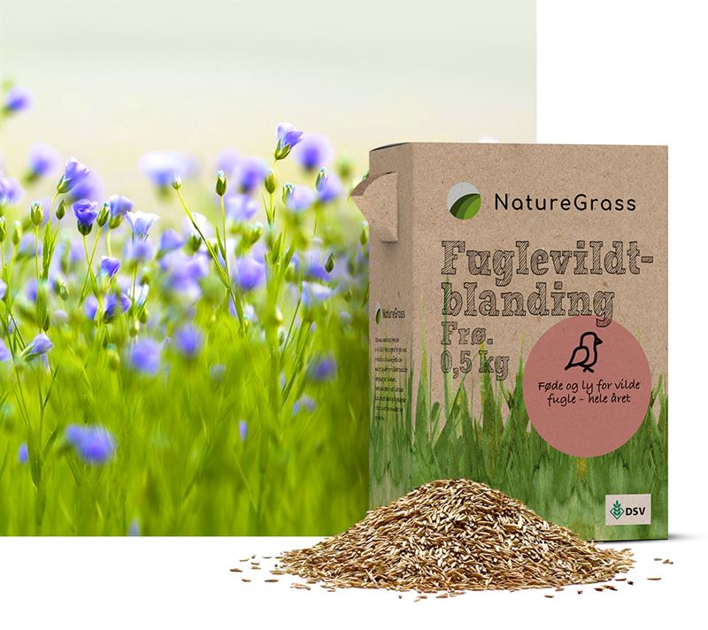 Natur Fuglevildt-blanding 0,5 kg Æske
