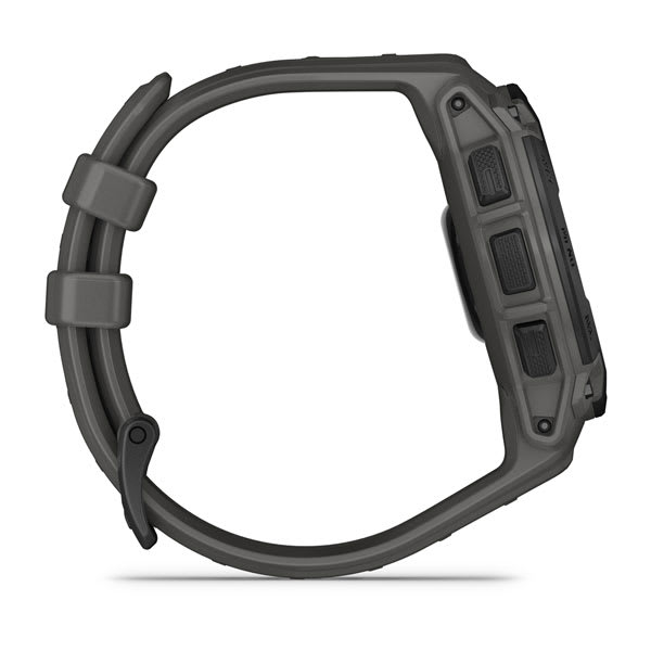 Instinct® E – 45 mm, Sort med Charcoal rem