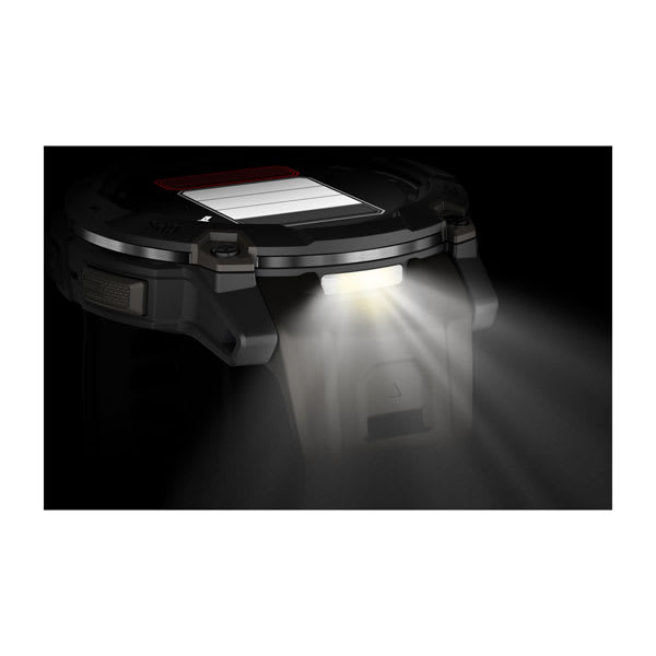 Instinct® 3 – 50 mm, AMOLED, Sort med Charcoal rem