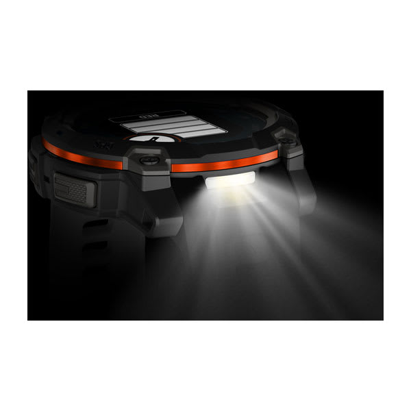 Instinct® 3 – 45 mm, Solar, Sort med sort rem