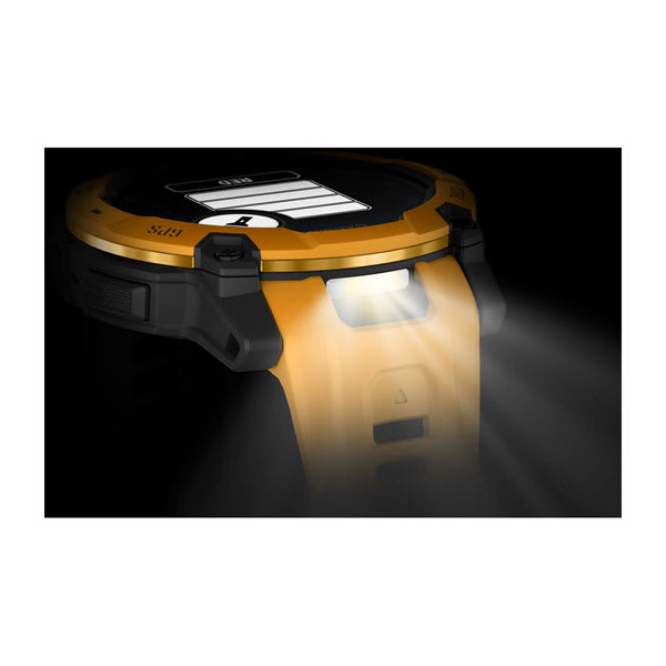 Instinct® 3 – 50 mm, Solar, Sunburst med Sunburst/Grey rem
