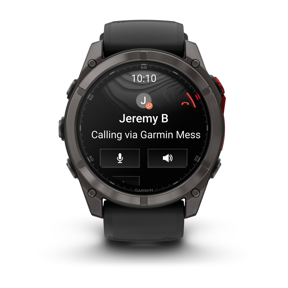 fēnix® 8 Pro – 51 mm, MicroLED, Sapphire, Carbon Grey DLC-titanium med sort/Pebble Grey silikonerem
