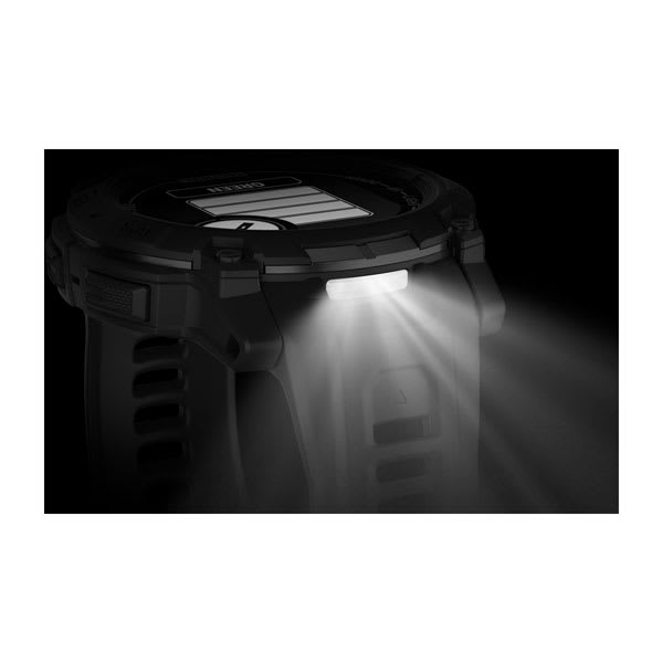 Instinct® 3 – 50 mm, Solar, Tactical Edition, Sort med sort rem