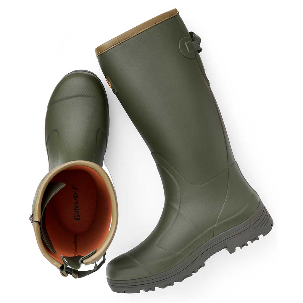 Str. 48 - Gateway1 Pheasant Game 18" 5mm side-zip - Dark Olive - Ombytningsvare