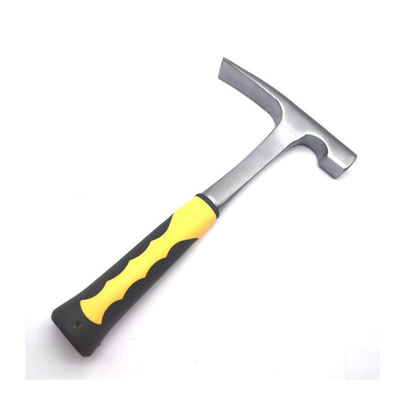 Stainless Steel Rock Pick Hammer - FLAT HEAD
