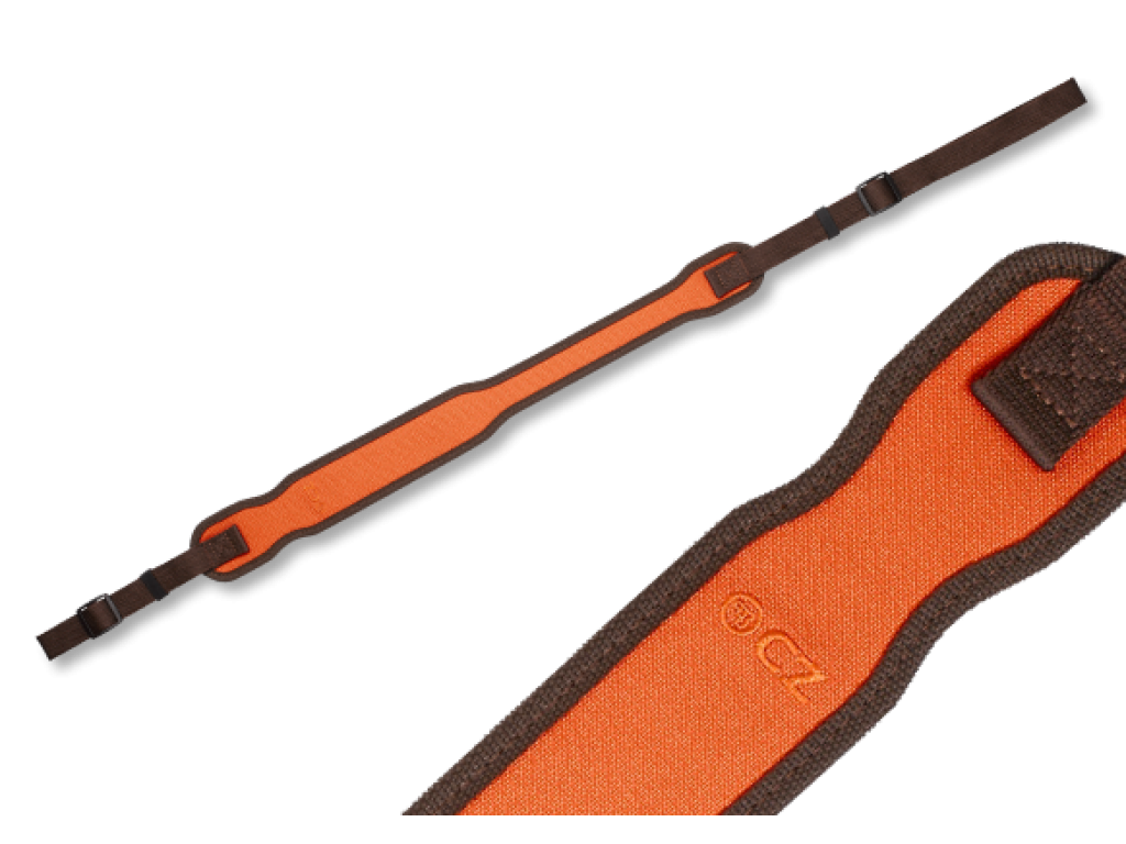 CZ-riffelrem - Orange Nylon/gummibelægning