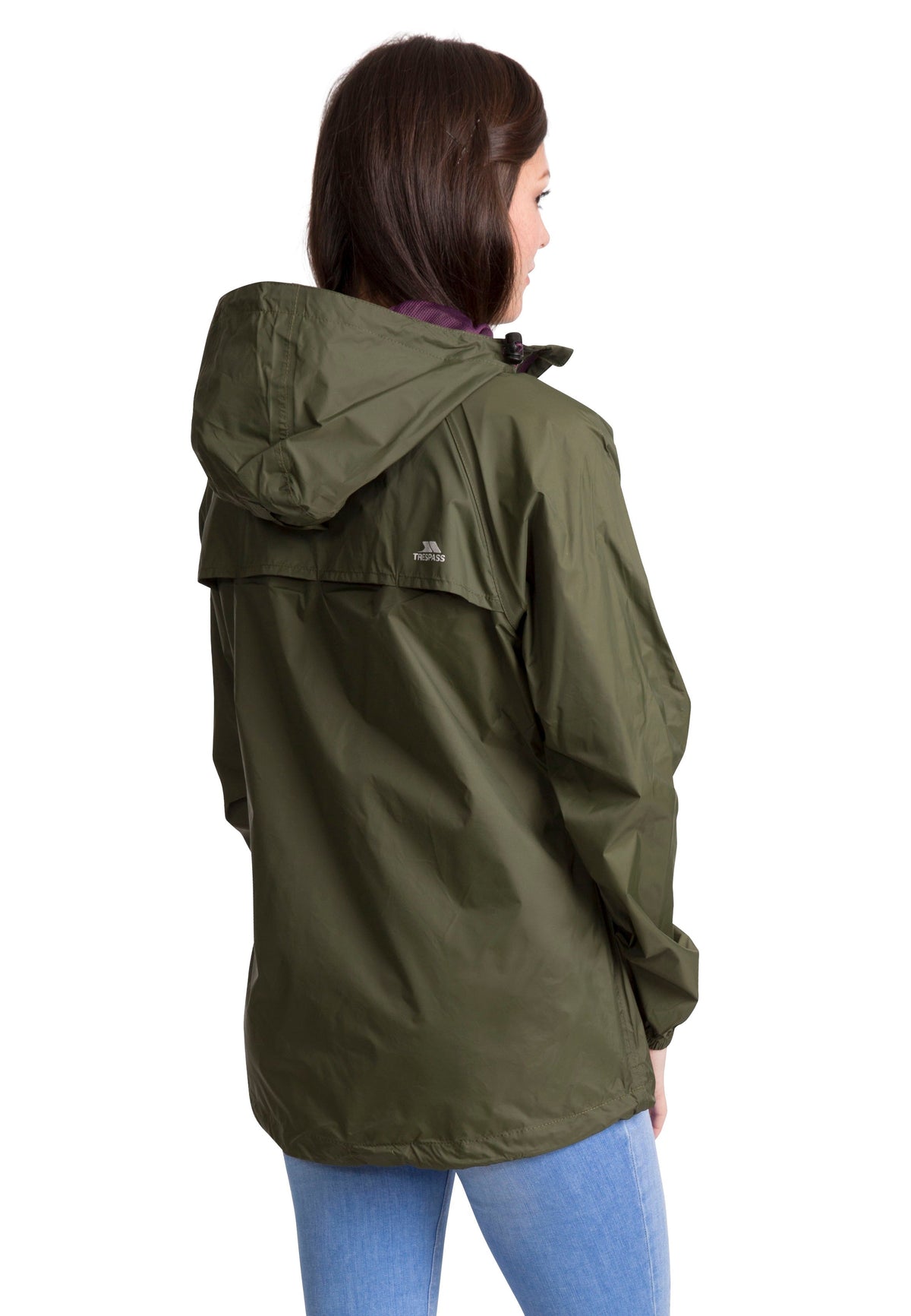 Str. XXS - Qikpac Female Jkt - Moss - Trespass - Ombytningsvare