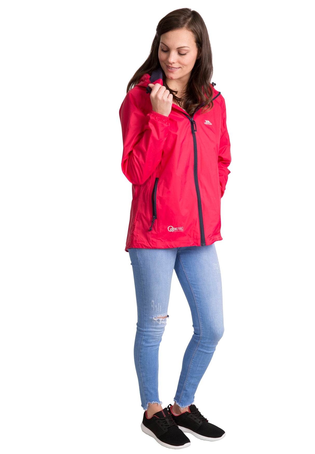 Qikpac Female Jkt - Raspberry - Trespass