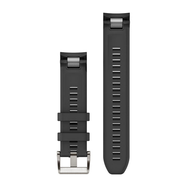 QuickFit® 22 urremme, Sort silikonerem