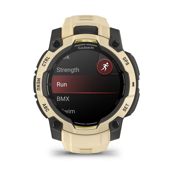 Instinct® 3 – 45 mm, AMOLED, Citrine med Citrine rem