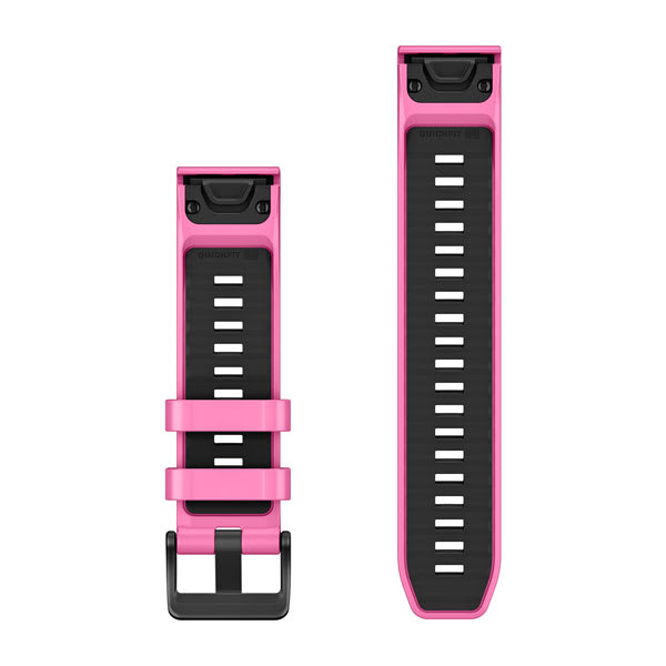 QuickFit® 22 remme, Pink Aurora silikone (Dykkersæt med 3 dele)