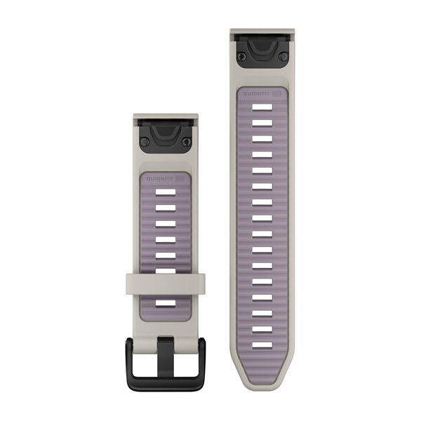 QuickFit® 20 remme, Fog Grey/Lavender silikone