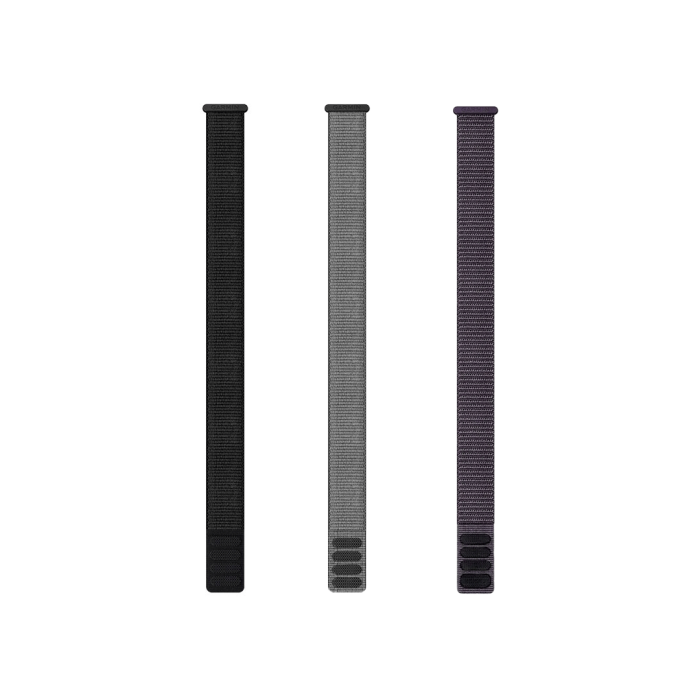 UltraFit nylonremme (20 mm), Sort 2