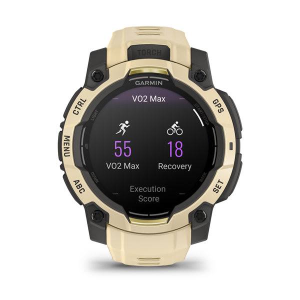 Instinct® 3 – 45 mm, AMOLED, Citrine med Citrine rem