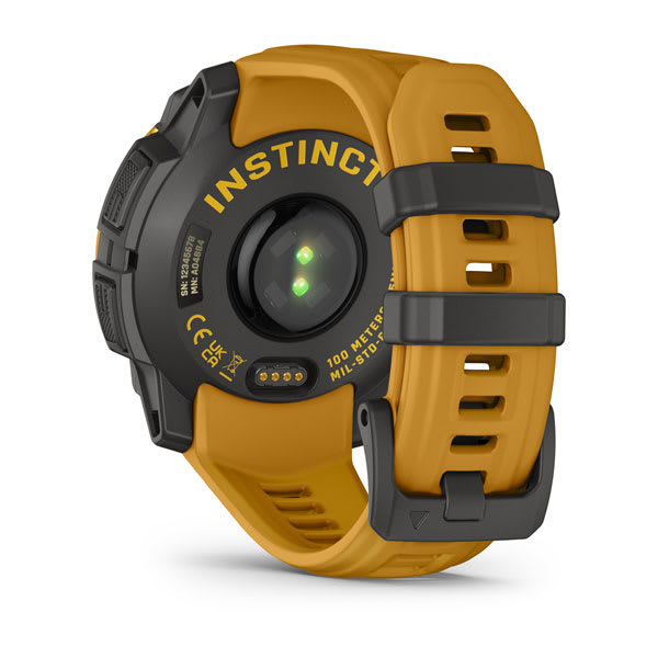 Instinct® 3 – 45 mm, Solar, Sunburst med Sunburst/Grey rem