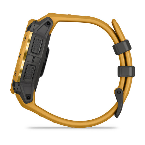 Instinct® 3 – 45 mm, Solar, Sunburst med Sunburst/Grey rem