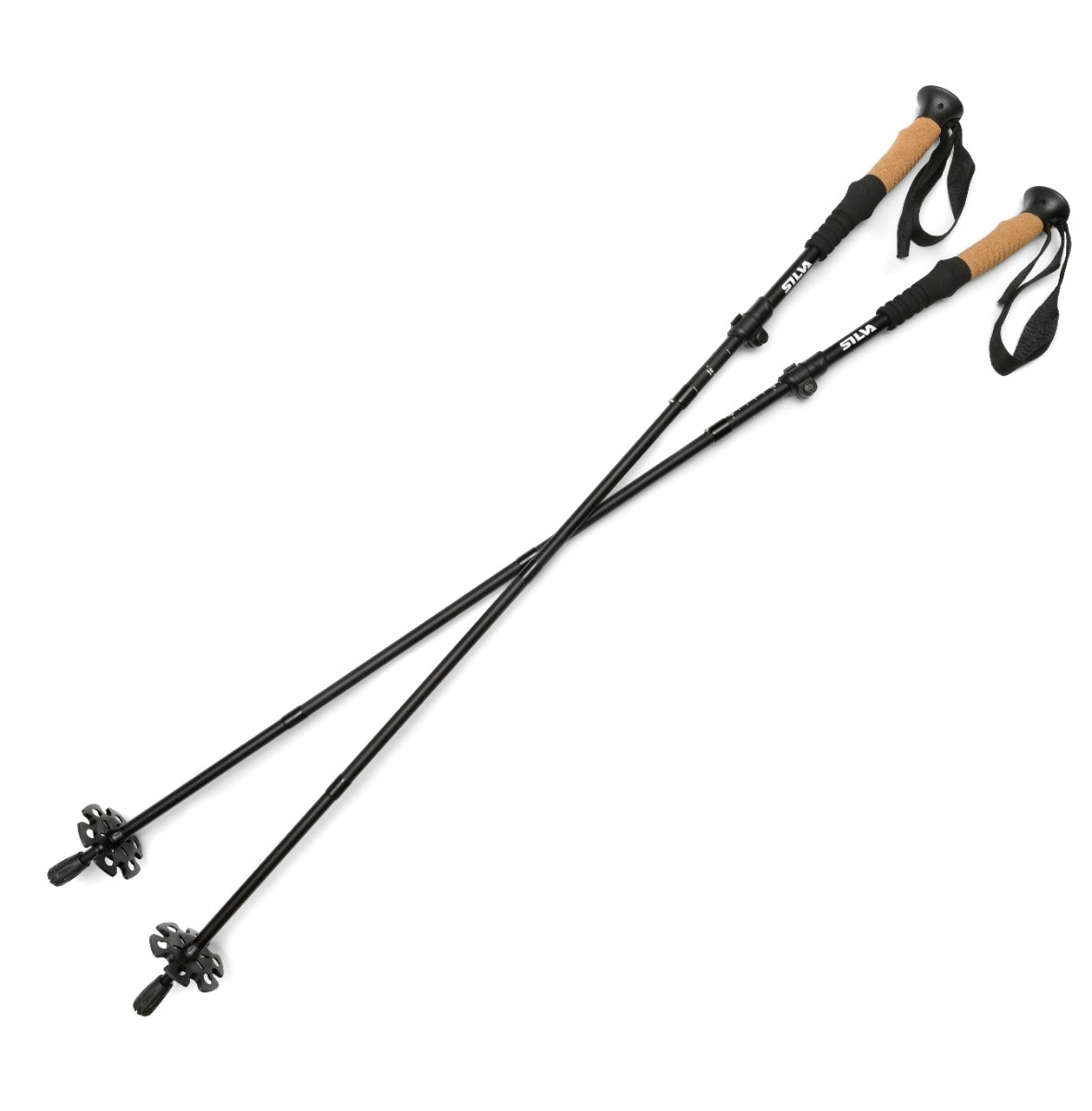 Trekking Poles Aluminum Z-Fold vandrestave - Silva