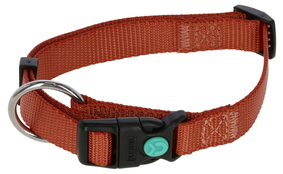 Halsbånd justerbar nylon - 15mm 30-45cm