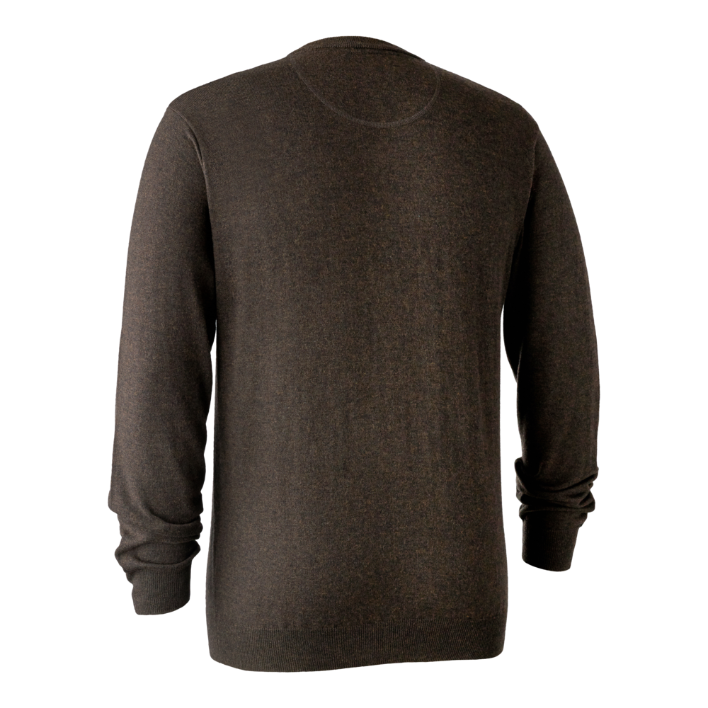 Kingston Strik med V hals - Dark Elm - Deerhunter