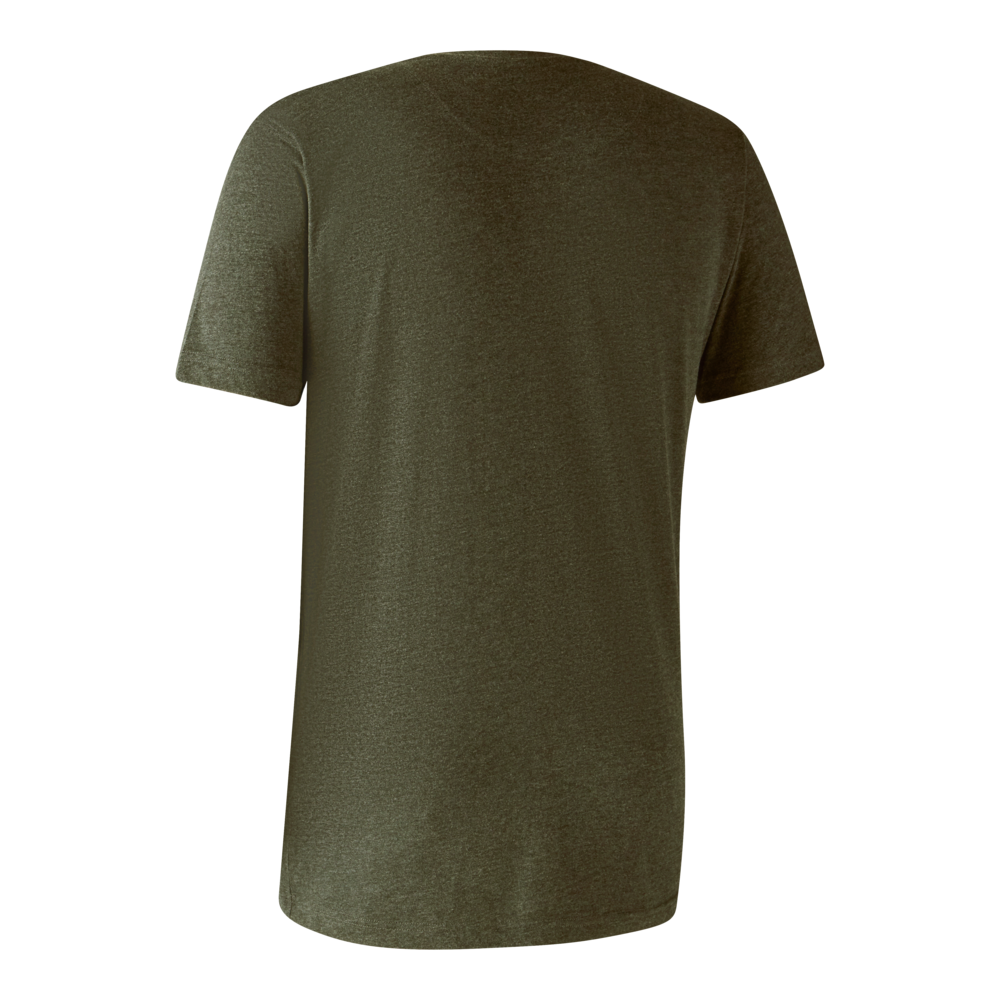 Basis 2-pak T-shirt Adventure Green Melange - Deerhunter