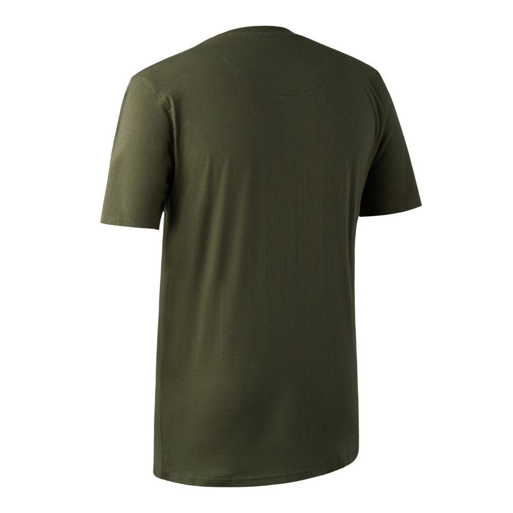 T-Shirt 2 pak Green/Brown - Deerhunter