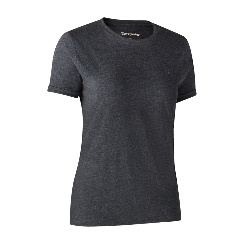 Ladies Basis 2-pak T-shirt Adventure - Green Melange - Deerhunter