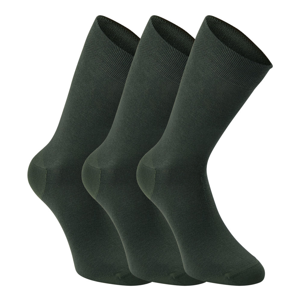Bamboo Sokker - 3 pak Green - Deerhunter