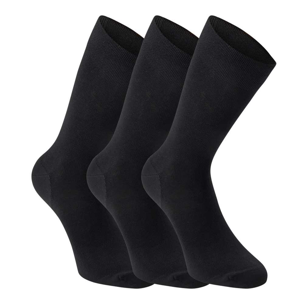 Bamboo Sokker - 3 pak Black - Deerhunter