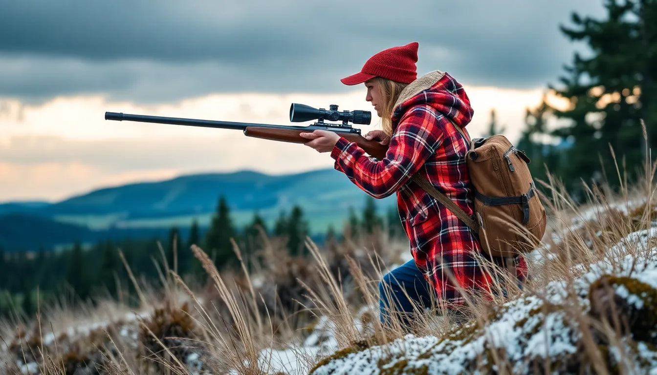 Jagttøj kvinder - illustration