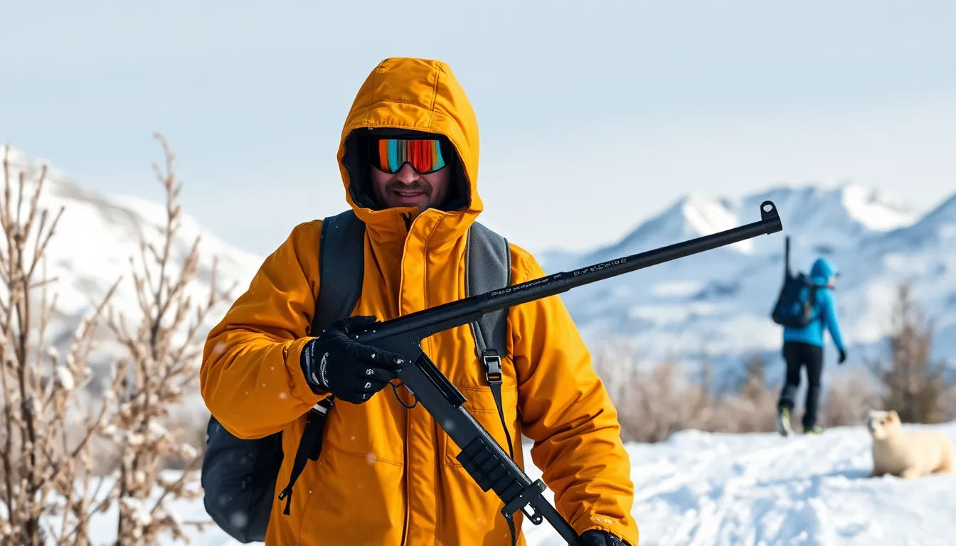 gore-tex jagttøj - illustration