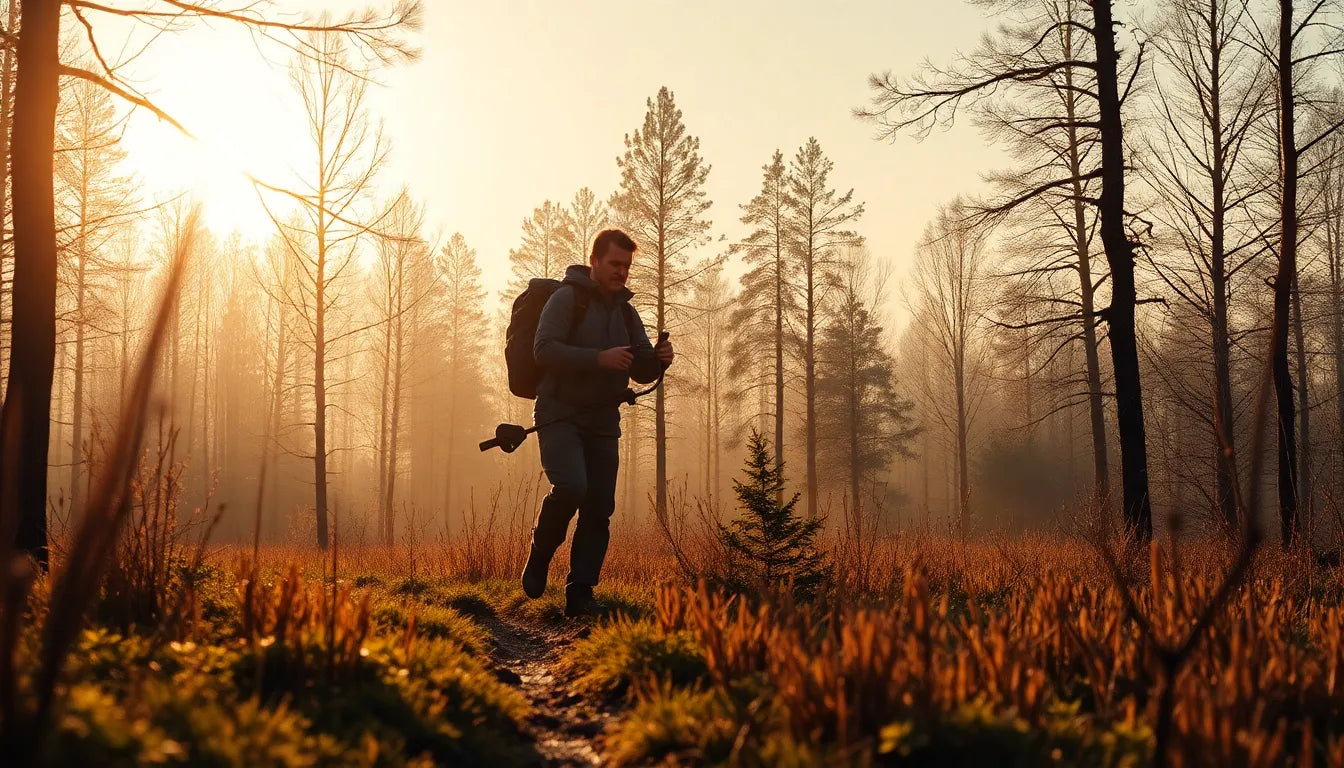 Vandtæt jagttøj - illustration