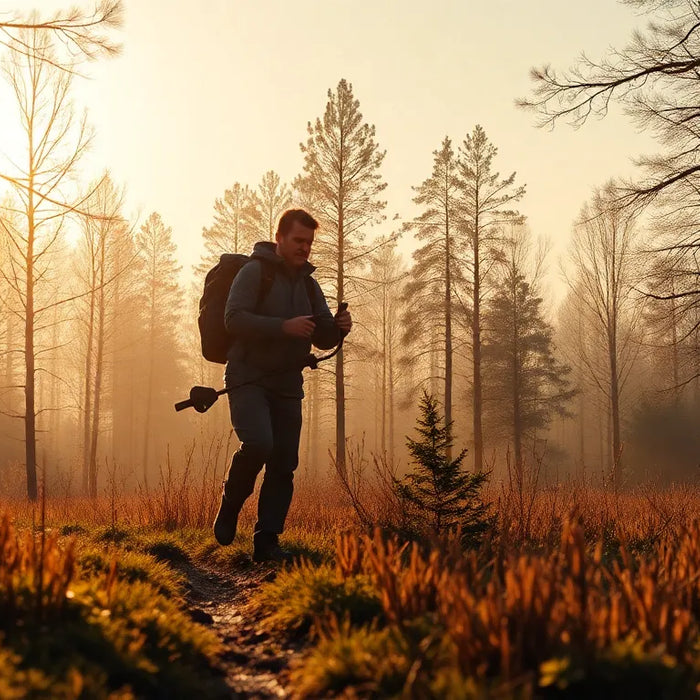 Vandtæt jagttøj - illustration