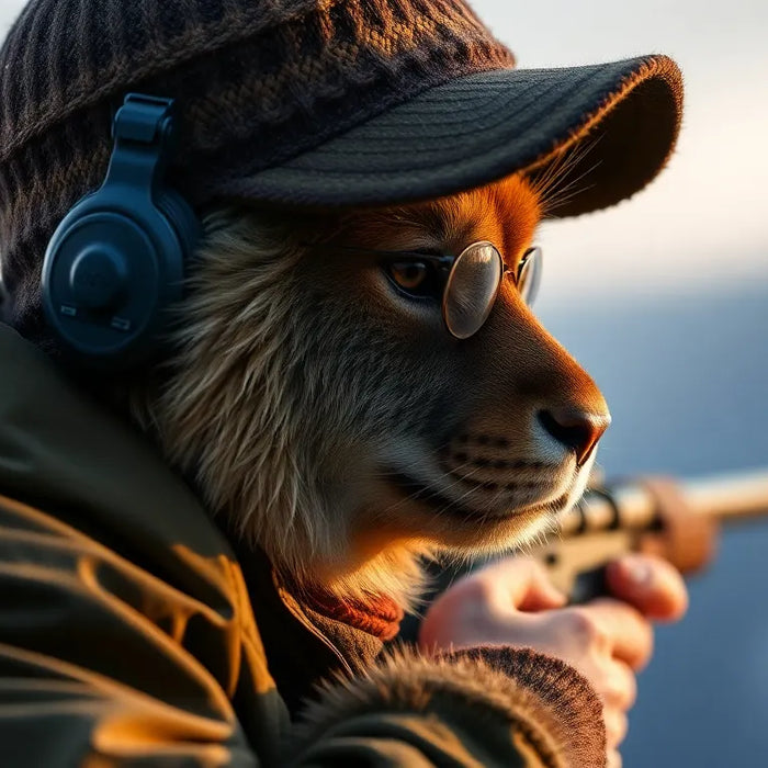 kikkert til jagt - illustration