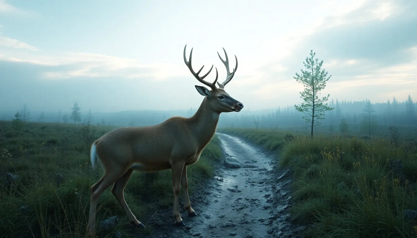 Mobilstyret jagtkamera - illustration