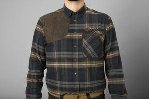 Jarne shooting L/S skjorte Dark olive - Härkila