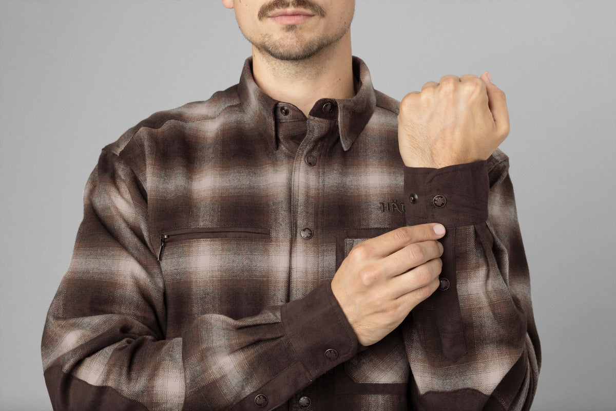 Folke shirt jacket - Burgundy - Härkila