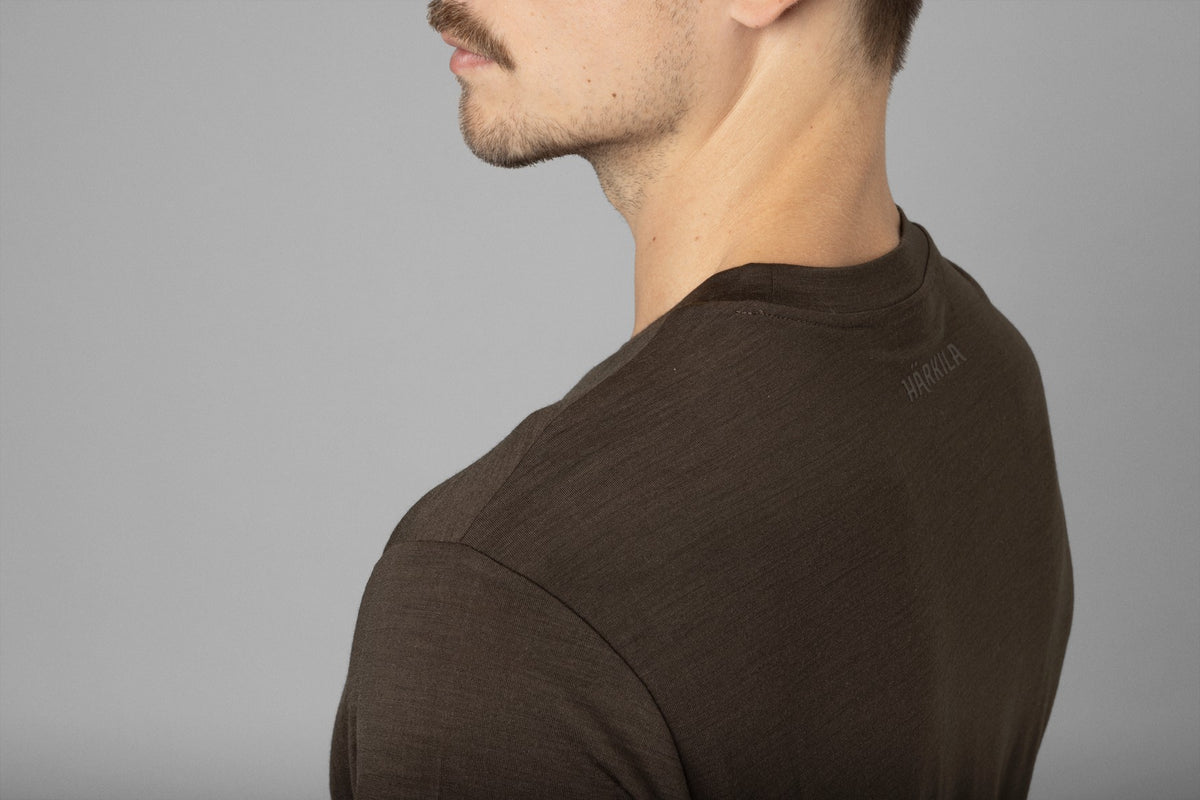 Härkila Base All Season S/S t-shirt - Shadow brown - Härkila
