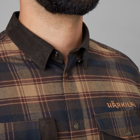 Aivak L/S skjorte -  Burgundy - Härkila