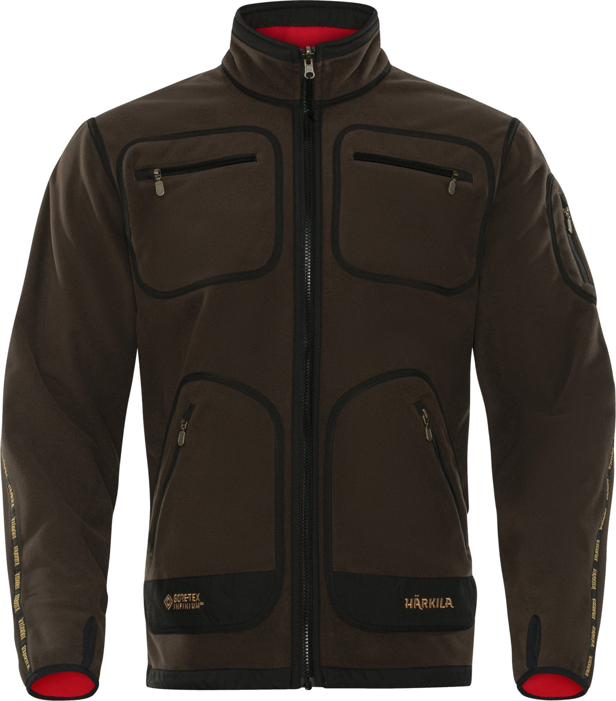 Kamko Fleece - Brown/Red - Härkila