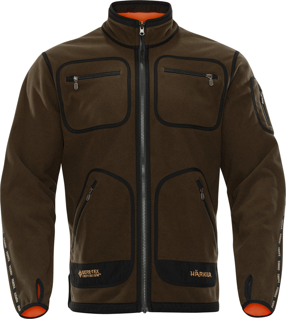 Kamko Fleece - Hunting green/Orange blaze - Härkila