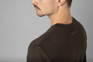 Härkila Base All Season L/S t-shirt - Shadow brown - Härkila