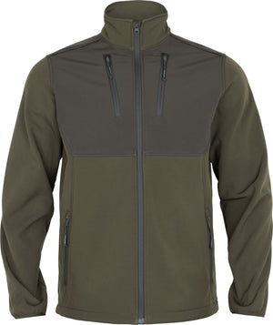 Härkila Scandinavian softshell jakke - Willow green/Shadow brown - Härkila