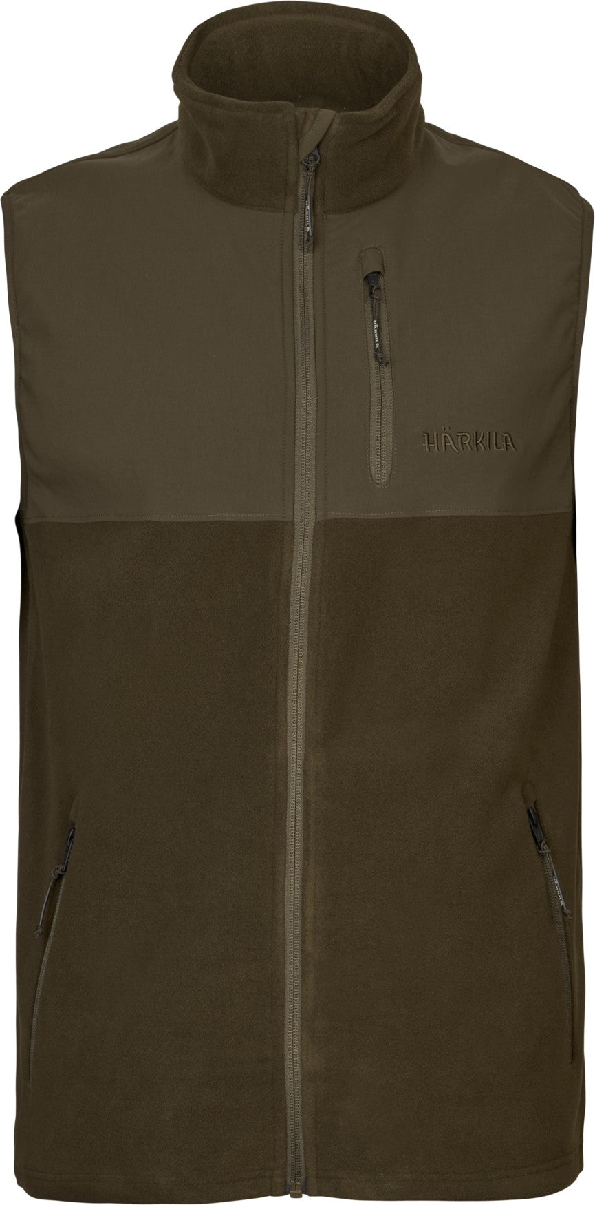Härkila Fjell Fleece veste Hunting Green/Willow Green - Härkila