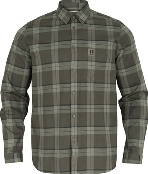 Härkila Fjell L/S skjorte - Green check - Härkila