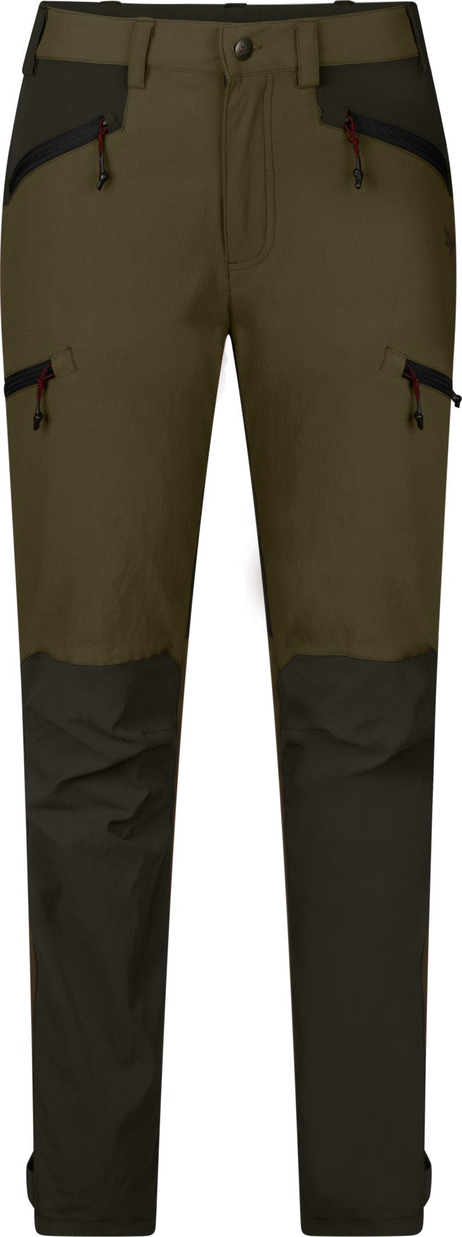 Larch stretch bukser Women - Grizzly brown/Duffel green - Seeland