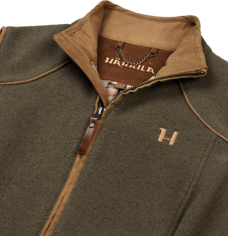 Sandhem Lady fleece vest Willow green melange - Härkila