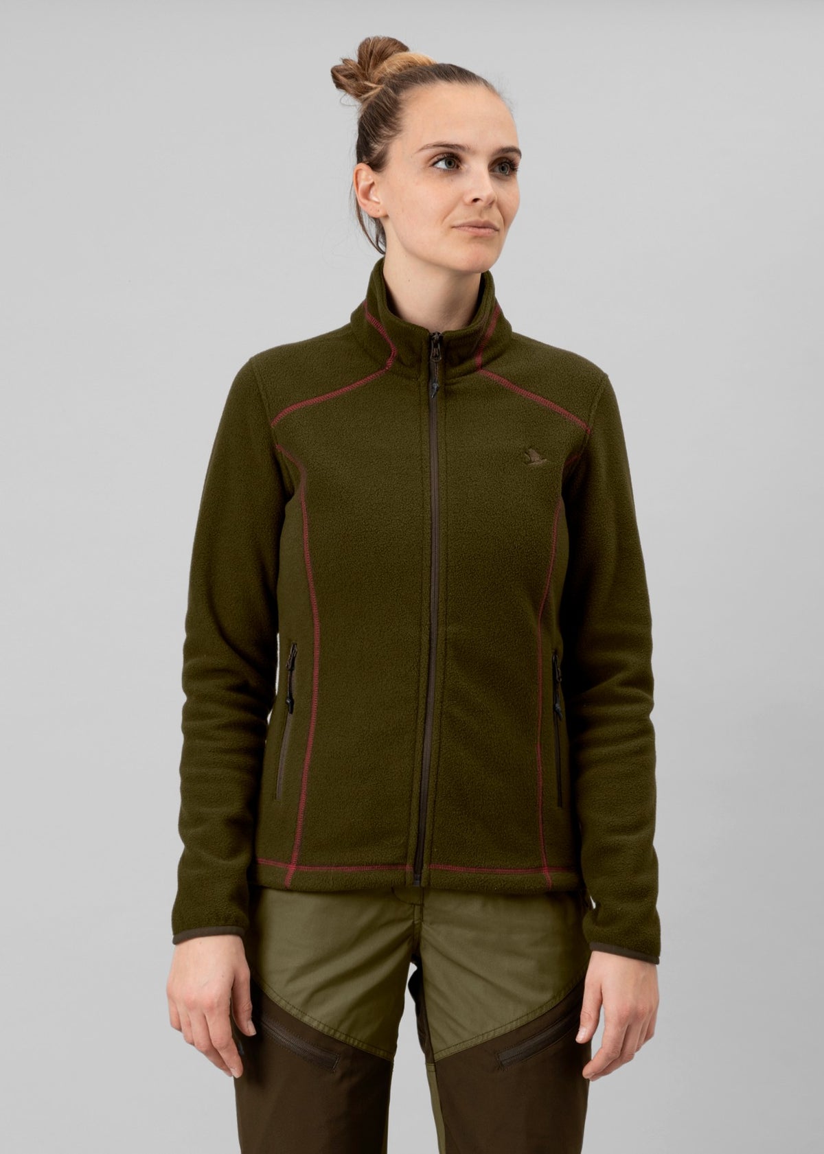 Billie fleece Pine green - Seeland